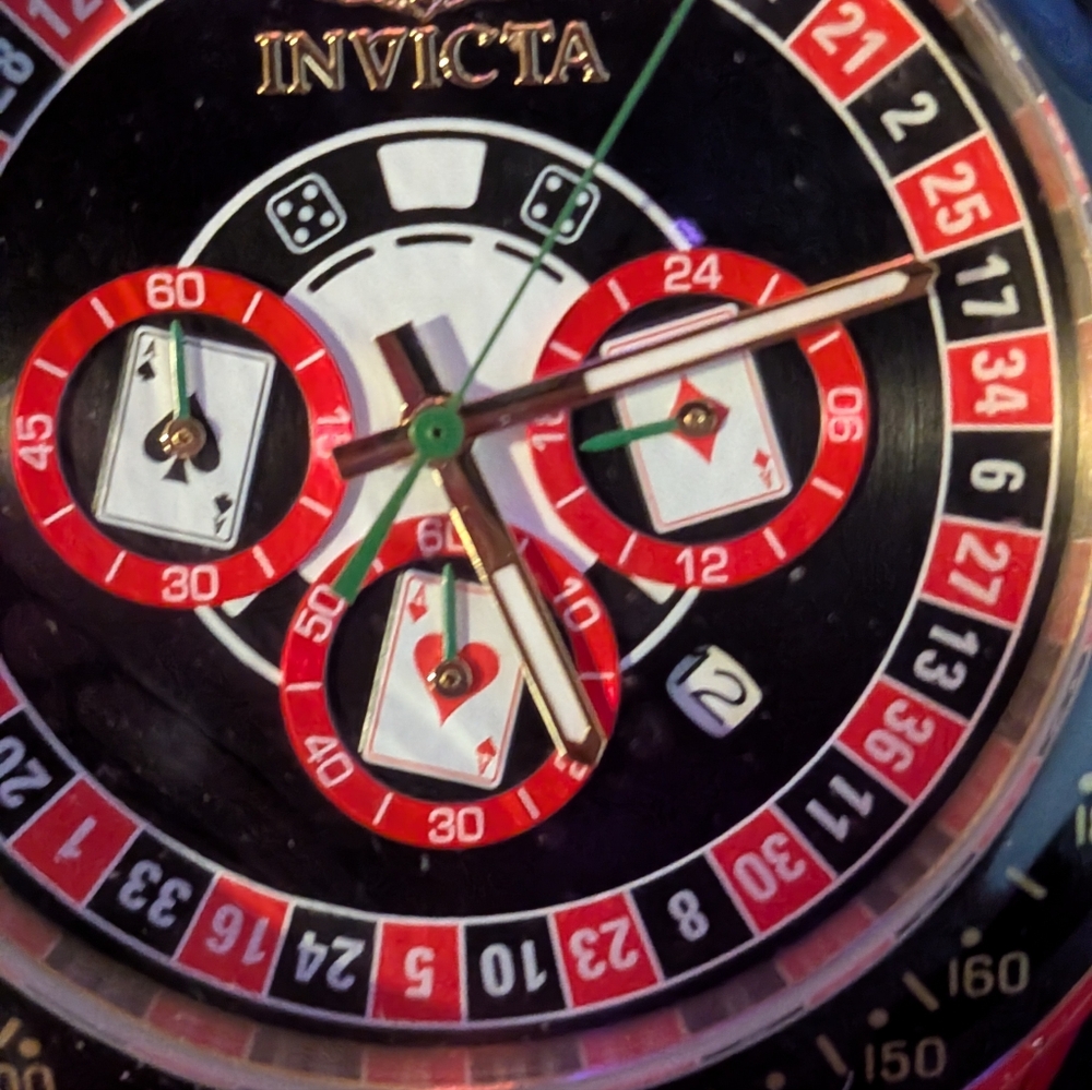 Invicta Roulette Gambling Watch - Picture 3 of 6
